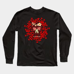 fungal skull Long Sleeve T-Shirt